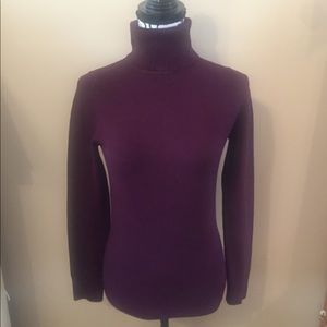 Turtleneck Maroon Sweater